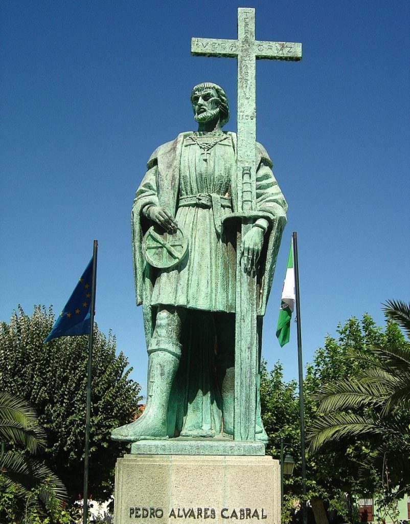 Monumento Pedro Álvares Cabral Belmonte em Portugal