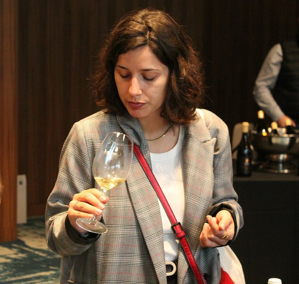prova vinho na festa rodar o copo