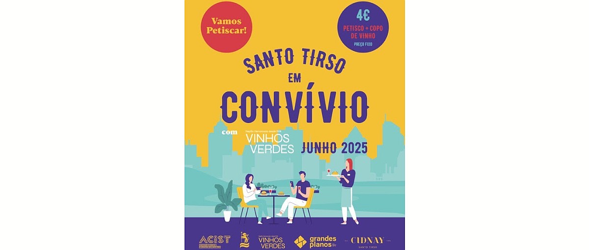 santo tirso em convivio com vinho verde