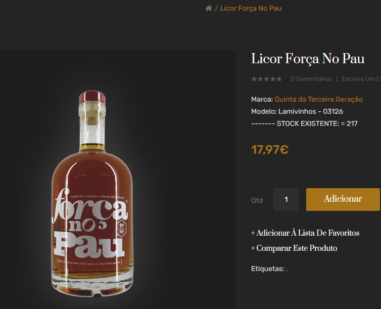 liquor forca no pau