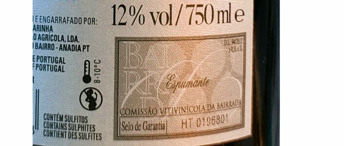 selo espumante taixa cvr