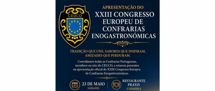 congresso europeu de confrarias ceuco 23 maio 2026
