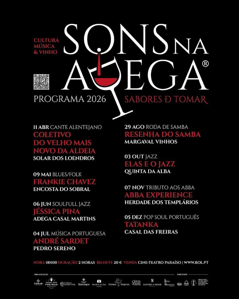 sons na adega tomar 2026
