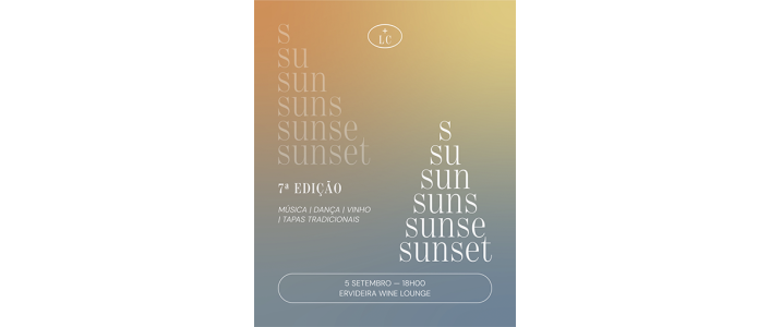 Três sunsets marcaram o ano da Ervideira. O último fecha o calendário em setembro, entre vinho, petiscos e música ao entardecer na Herdadinha.