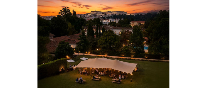 A Harvest Party realiza-se a 18 de setembro de 2026 na Quinta das Lágrimas em Coimbra. Vinhos da Bairrada e do Dão, comida de fogo e música.