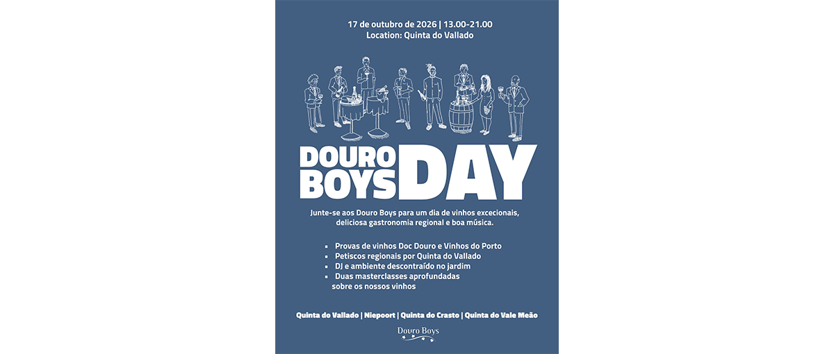 A Quinta do Vallado abre portas para uma tarde dedicada aos grandes produtores do Douro com provas exclusivas e música ao vivo.