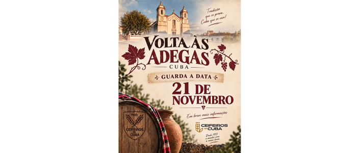 Conheça as primeiras informações sobre a próxima edição do Volta às Adegas em Cuba, no Alentejo, com foco na tradição local.