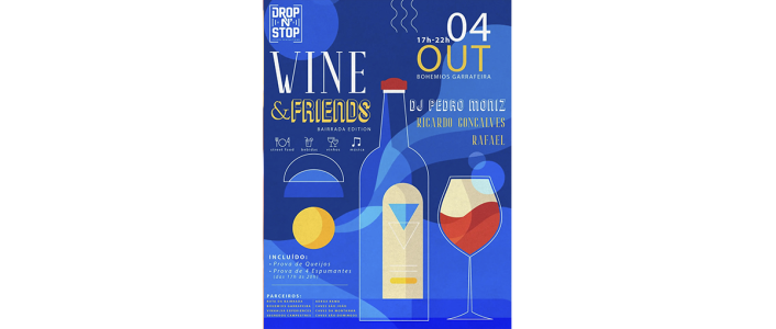 A primeira edição do Wine & Friends chega à Bairrada com espumantes, queijos e música ao vivo na Bohémios Garrafeira. Garanta a sua pulseira.