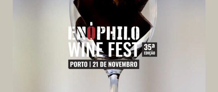 Guia do Enóphilo Wine Fest no Porto 2026 na Alfândega do Porto a 21 de novembro. 350 vinhos, 44 produtores, bilhetes e provas especiais.