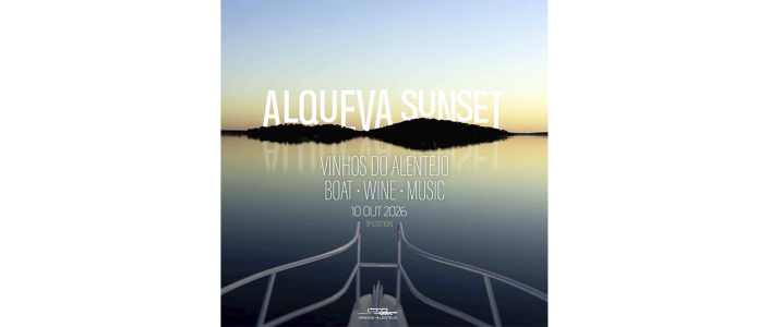 Saiba tudo sobre o Alqueva Sunset Portel no dia 10 de outubro de 2026 na Amieira Marina. Prove vinhos do Alentejo com gastronomia local e musica.